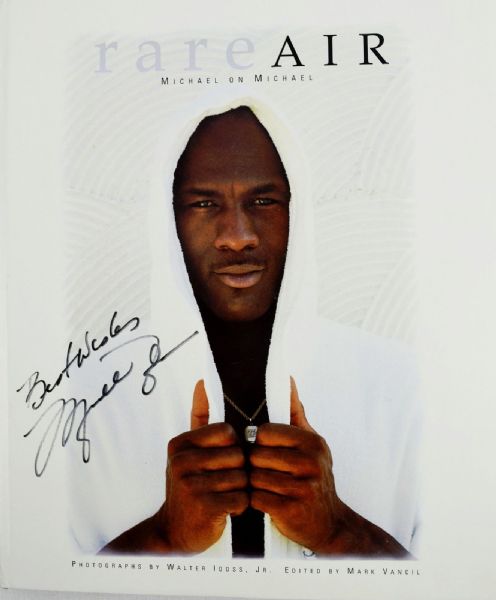 Michael Jordan Signed "Rare Air" Hardcover Book (PSA/DNA)