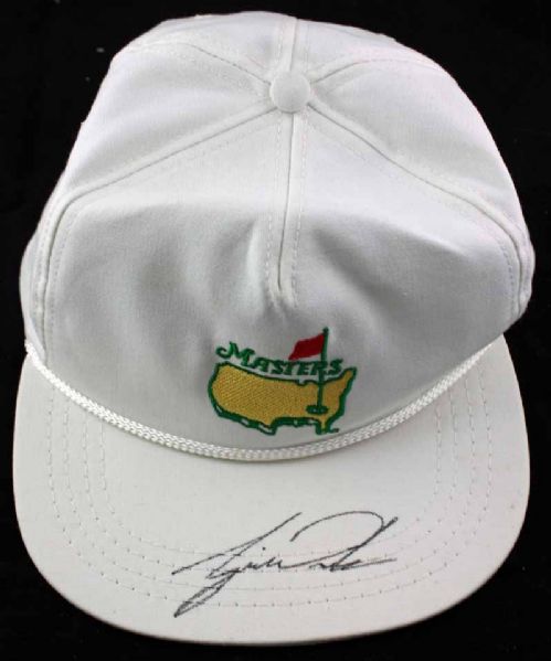 Tiger Woods Vintage Signed Masters Hat (JSA)