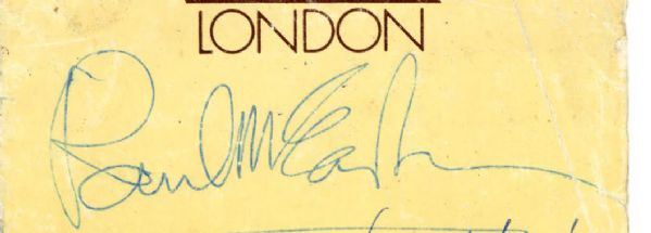 The Beatles: Desirable Vintage Paul McCartney 1" x 3" Signature (PSA/JSA Guaranteed)