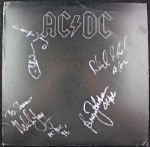 AC/DC RARE Complete Group Signed "Back In Black" Record Album (REAL/Epperson)