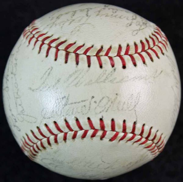 1950 Boston Red Sox Team-Signed Baseball w/ 22 Sigantures! (JSA)