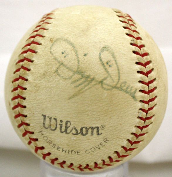 Dizzy Dean Rare Single Signed Wilson Baseball (JSA)