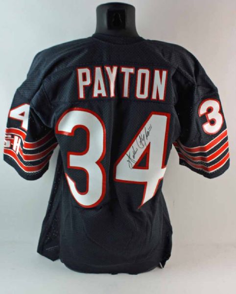 Walter Payton Signed Super Bowl Era (84-87) Chicago Bears Game Jersey (MEARS)