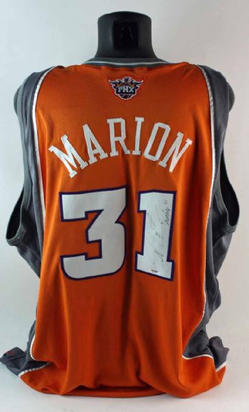Shawn Marion Game Used & Signed 2003/04 Phoenix Suns Jersey (PSA/DNA)
