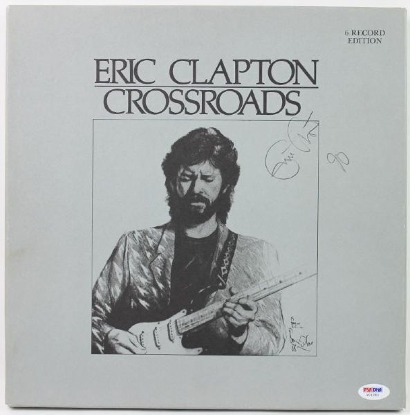Eric Clapton Signed "Crossroads" Full Box Set (PSA/DNA)