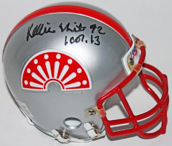 Reggie White Signed Memphis Showboats Mini Helmet (JSA)