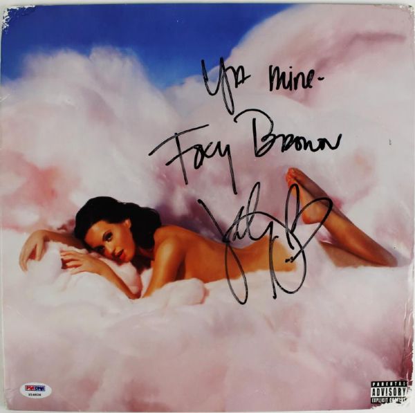 Katy Perry Signed & Inscribed "Teenage Dream" Album Cover (PSA/DNA)