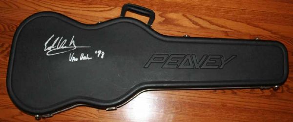 Eddie Van Halen Signed Peavy Hardshell Guitar Case (PSA/DNA)