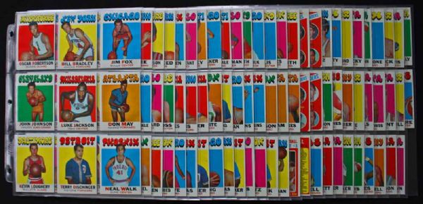 1972-73 Topps Basketball Complete Card Set (1-264)