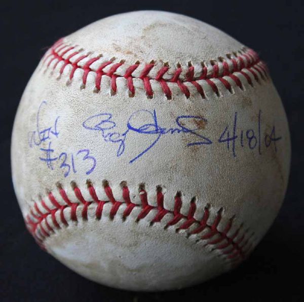 Roger Clemens 2004 Game Used & Signed OML Baseball from Career Win #313 (MLB Hologram)