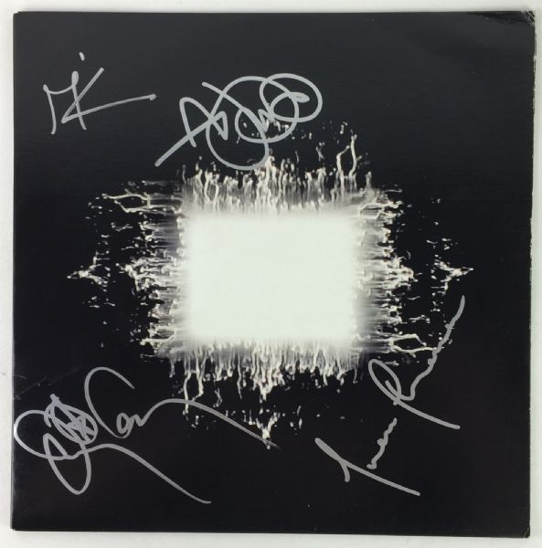 Tool ULTRA RARE Complete Group Signed "Aenima" Record Album Cover (PSA/DNA)