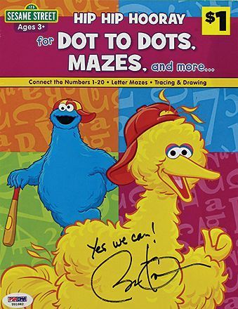 President Barack Obama Unique Signed Sesame Street Book f. Big Bird with "Yes We Can!" Insc. (PSA/DNA)