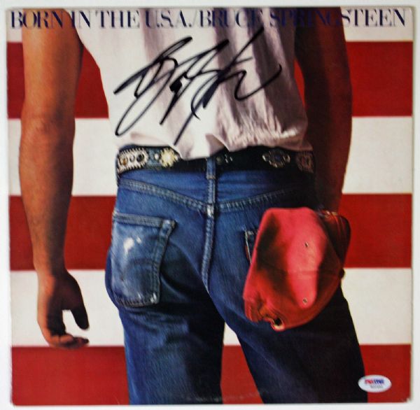 Bruce Springsteen Signed "Born in The USA" Record Album (PSA/DNA)