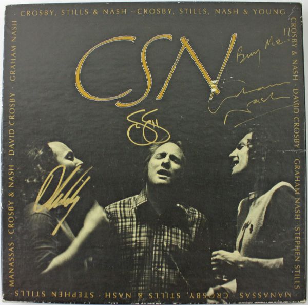 Crosby, Stills, Nash & Young Signed "CSN" Box Set (PSA/DNA)