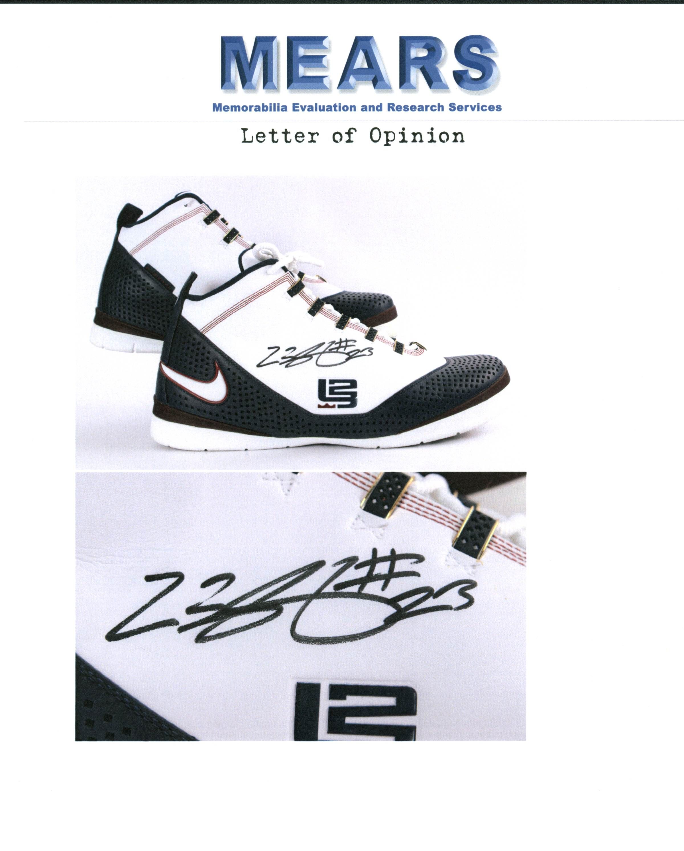 2008 LeBron James Signed Nike Zoom LeBron VI New York Yankees, Lot #80470