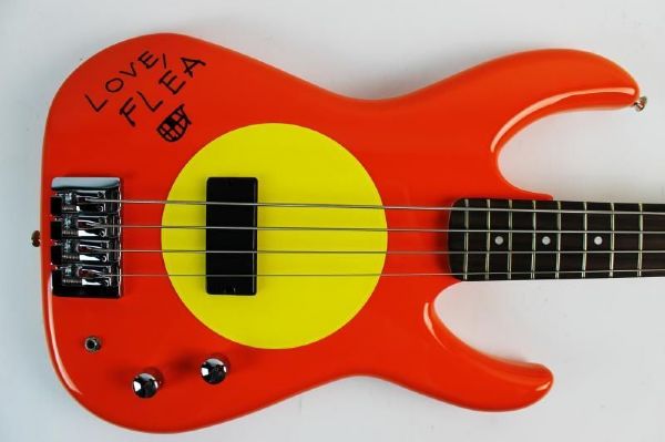 Red Hot Chili Peppers: Flea RARE Signed Personal Model Bass Guitar (PSA/DNA)