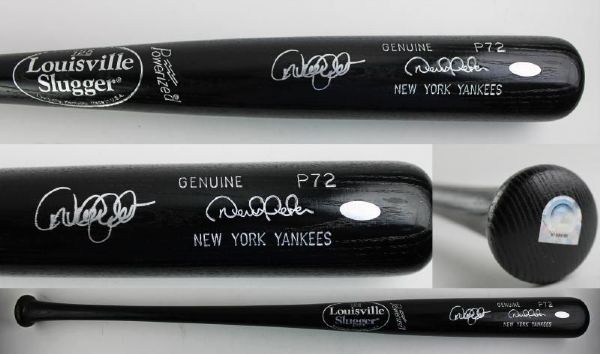 Derek Jeter Signed Personal Model Louisville Slugger Baseball Bat (MLB & Steiner)