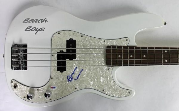 Beach Boys: Brian Wilson Signed P-Bass Style Bass Guitar (PSA/DNA)