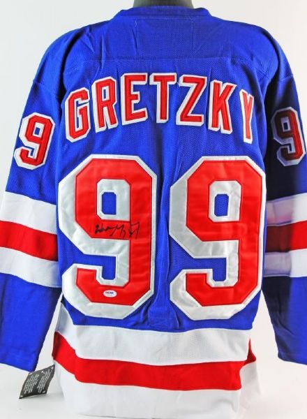 Wayne Gretzky Signed New York Rangers Jersey (PSA/DNA)