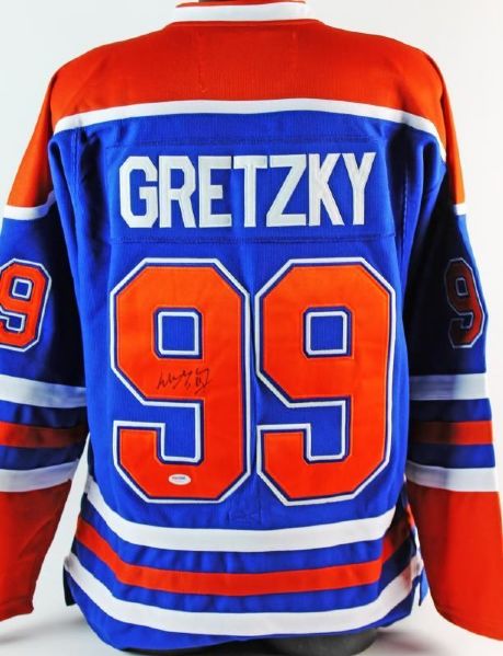Wayne Gretzky Signed Edmonton Oilers Jersey (PSA/DNA)