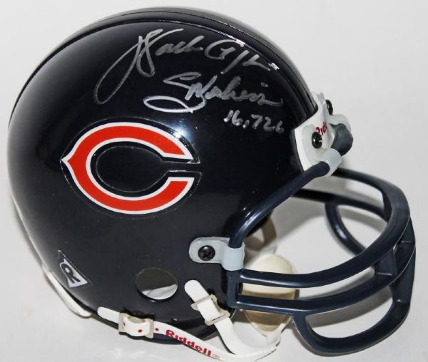 Rare Walter Payton Signed Mini Helmet (PSA/DNA)