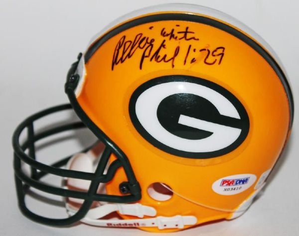 Reggie White Signed Green Bay Packers Micro Helmet (PSA/DNA)