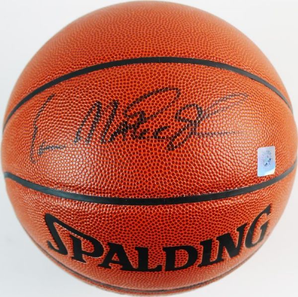 Magic Johnson Signed NBA Basketball w/ Rare Full Name Signature! (PSA/DNA)