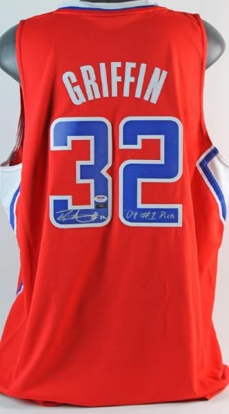 Blake Griffin Signed Los Angeles Clippers Jersey w/ "09 #1 Draft Pick" Inscription (Panini & PSA/DNA)