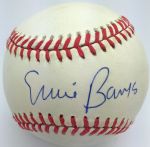 Ernie Banks Signed ONL Baseball (JSA)