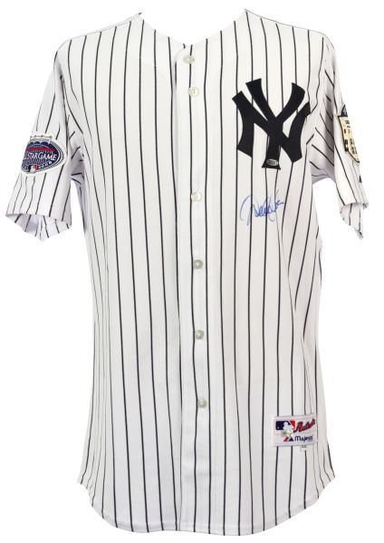 Derek Jeter Signed Official 2008 Game Ready New York Yankees Jersey (Steiner/MLB)