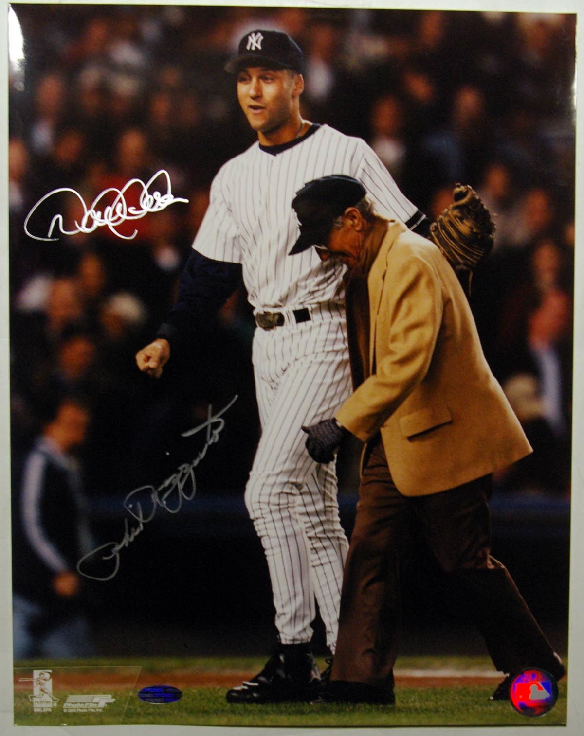 Lot Detail - Derek Jeter & Phil Rizzuto Dual Signed 8