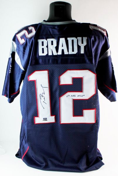 Tom Brady Signed & Inscribed New England Patriots Jersey (Tristar & PSA/JSA Guaranteed)