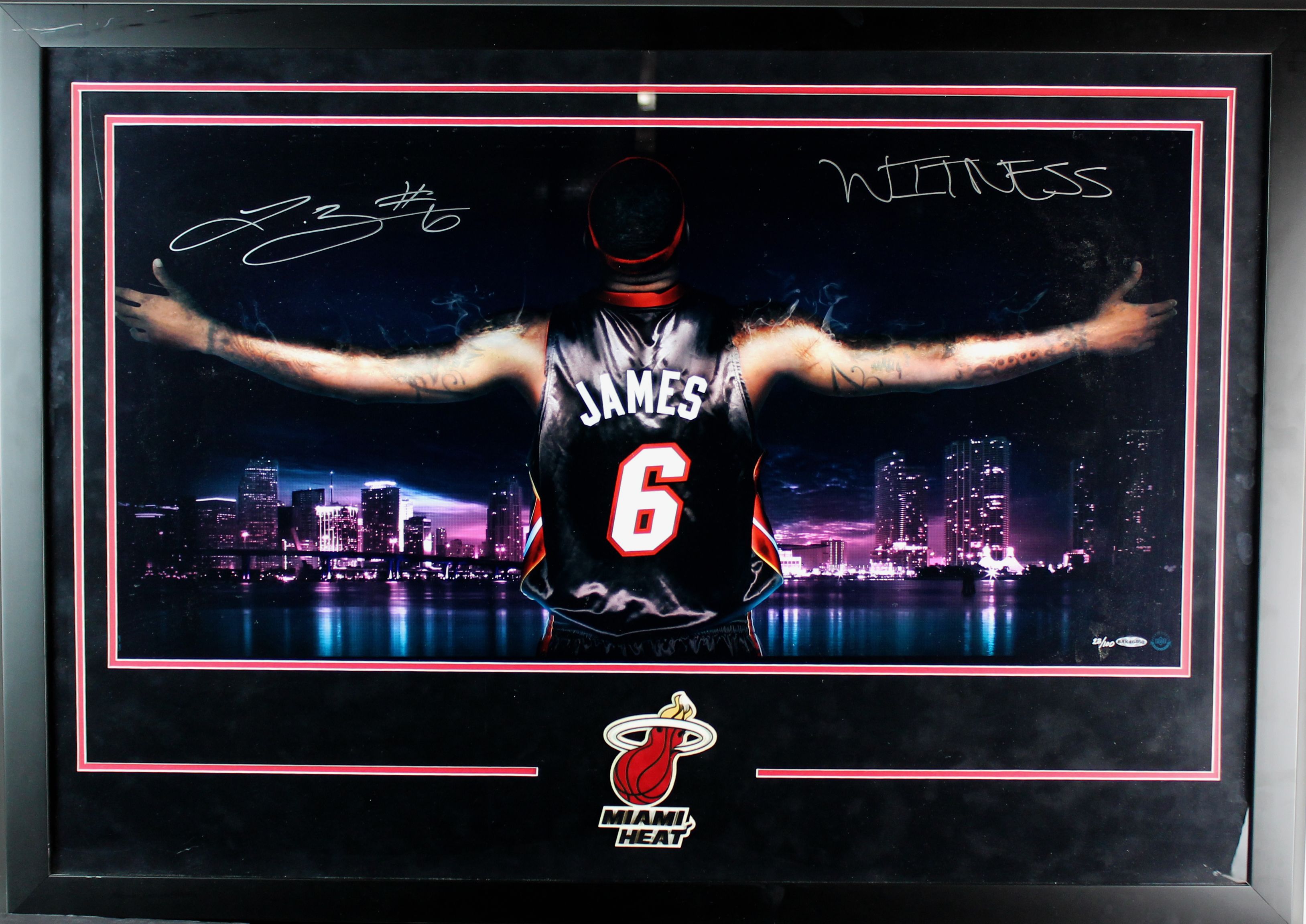 Lot Detail - LeBron James Upper Deck Authenticated Limited Edition