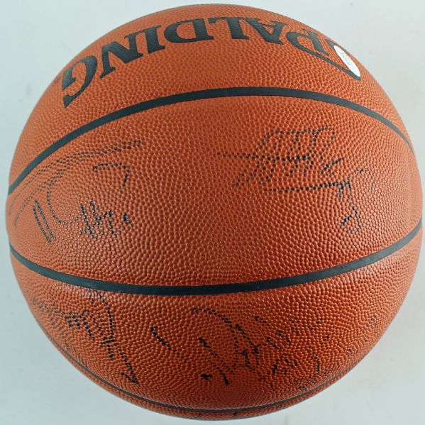 1998/99 NBA Champion Team-Signed San Antonio Spurs Official Leather NBA Basketball w/ Duncan & Robinson! (JSA)