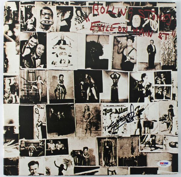 The Rolling Stones: Keith Richards Signed "Exile on Main Street" Record Album (PSA/DNA)