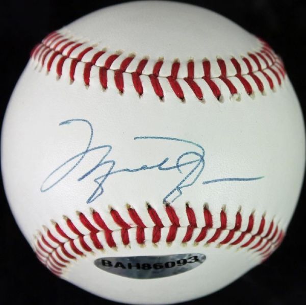 Michael Jordan Signed Wilson Baseball (UDA)