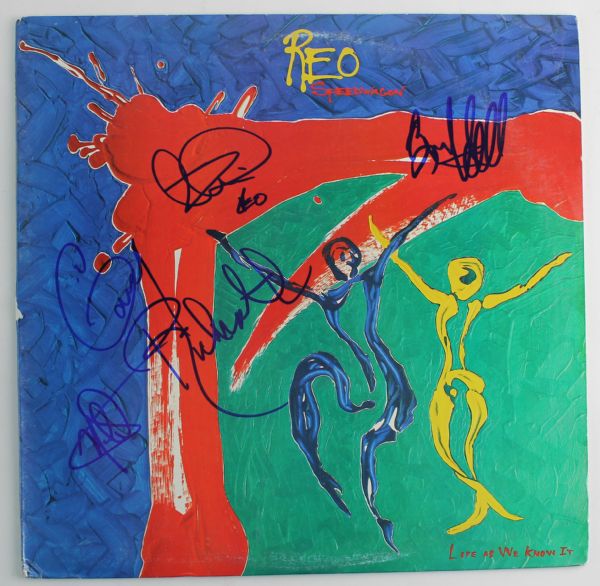 REO Speedwagon Signed "Life As We Know It" Album (PSA/JSA Guaranteed)