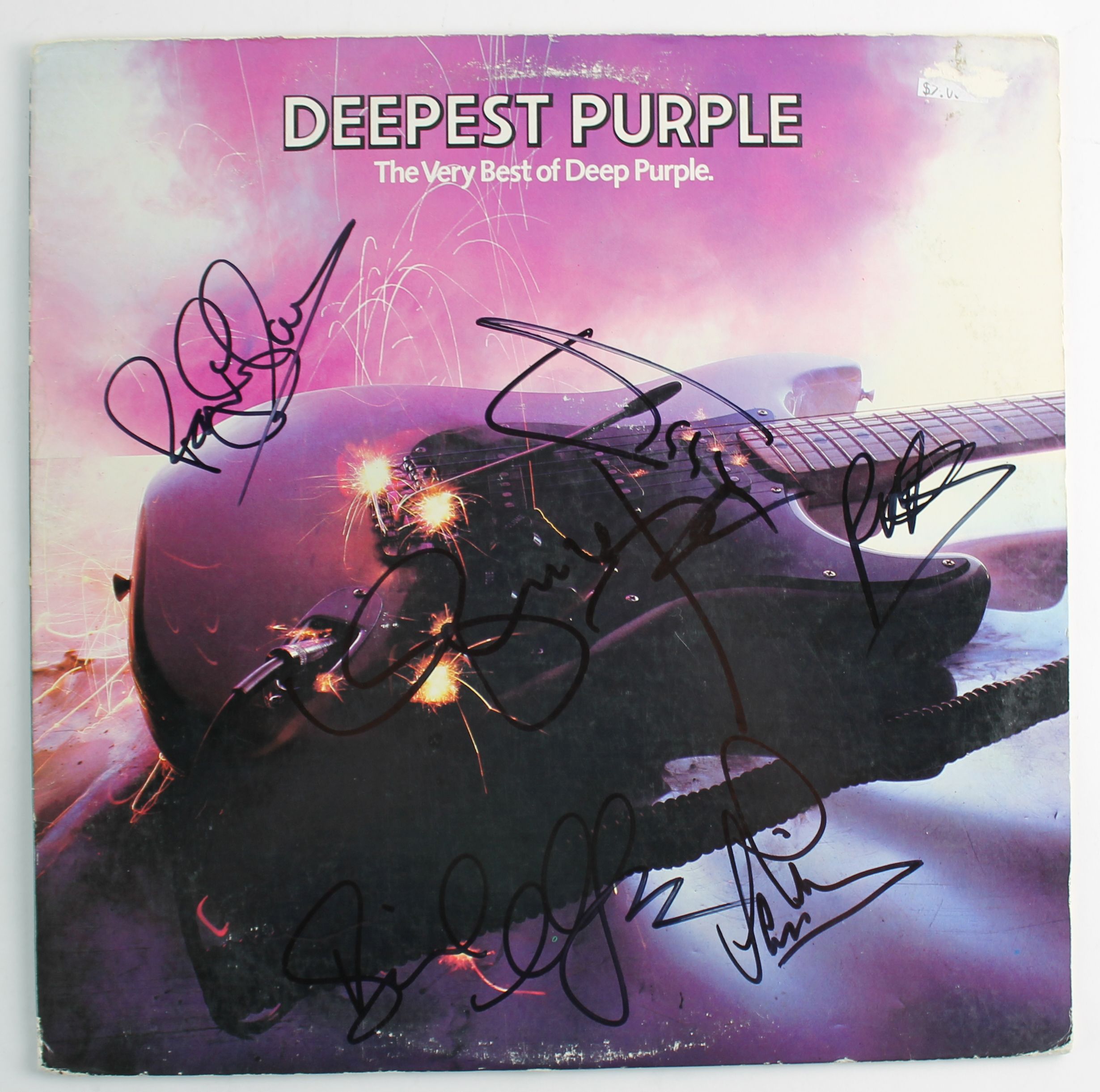 Lot Detail - Deep Purple Rare Band Signed “The Very Best of Deep Purple ...