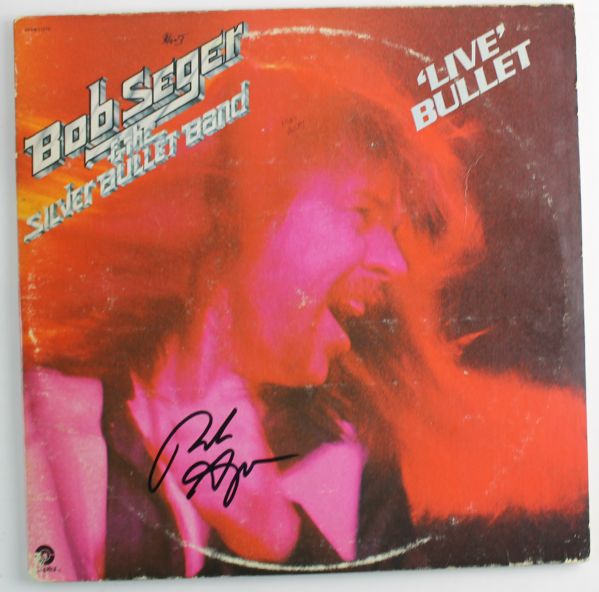 Bob Seger Rare Signed "Live Bullet" Album (PSA/JSA Guaranteed)