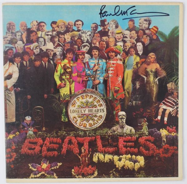 The Beatles: Paul McCartney Signed "Sgt. Peppers" Album with Superb Autograph (Caiazzo LOA)