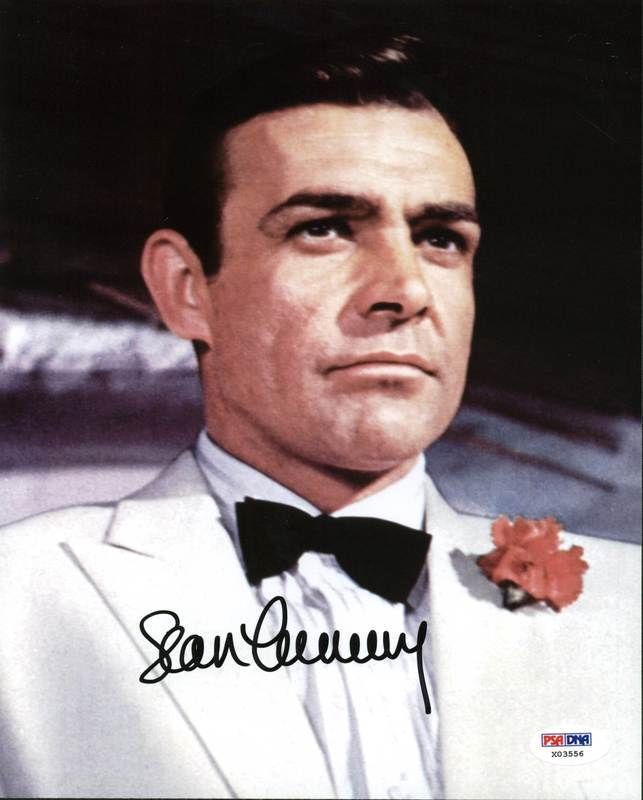 Lot Detail - Sean Connery Signed 8