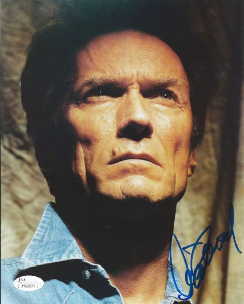 Clint Eastwood Signed 8" x 10" Portrait Photograph (JSA)