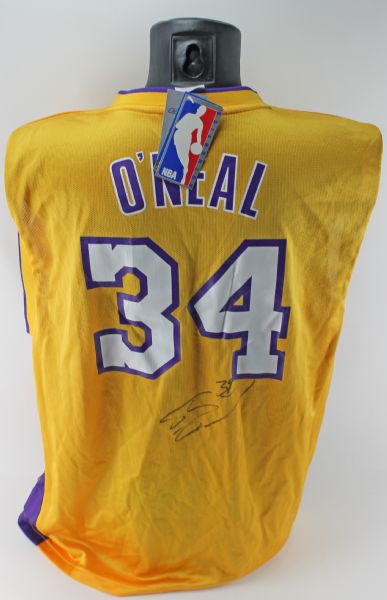 Shaquille ONeal Signed Los Angeles Lakers Jersey (PSA/JSA Guaranteed) 