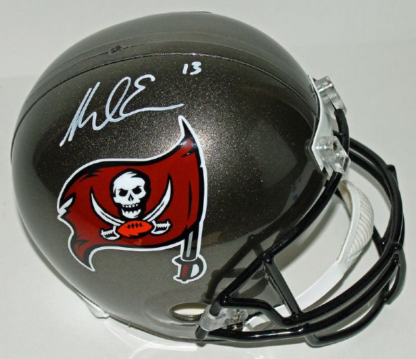 Mike Evans Signed Full Sized Buccaneers Helmet (JSA)