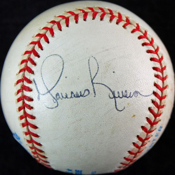 Lot Detail Mariano Rivera Vintage Single Signed Official Game Used