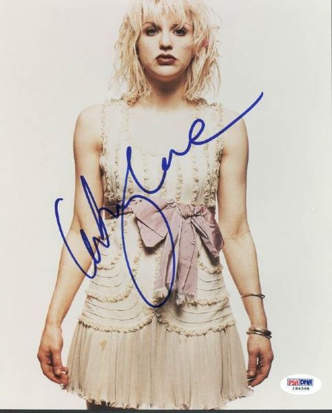 Courtney Love Signed 8" x 10" Color Photo (PSA/DNA)