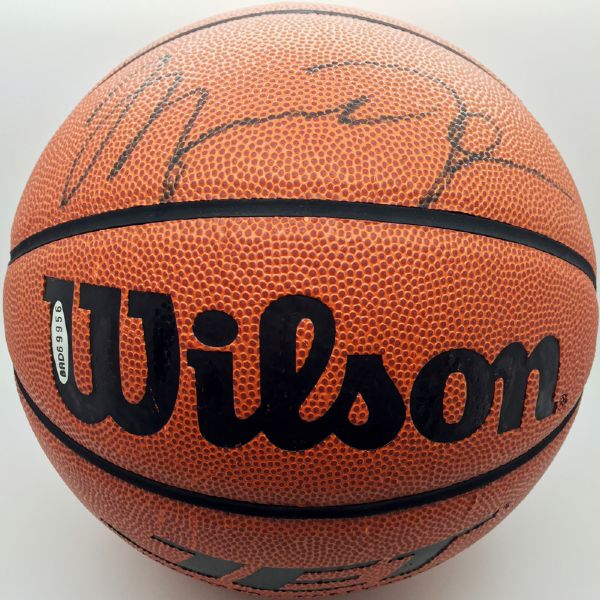 Michael Jordan Signed Wilson Jet Basketball (Upper Deck)