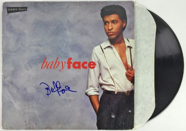 Babyface Signed "Tender Lover" Record Album (PSA/JSA Guaranteed)