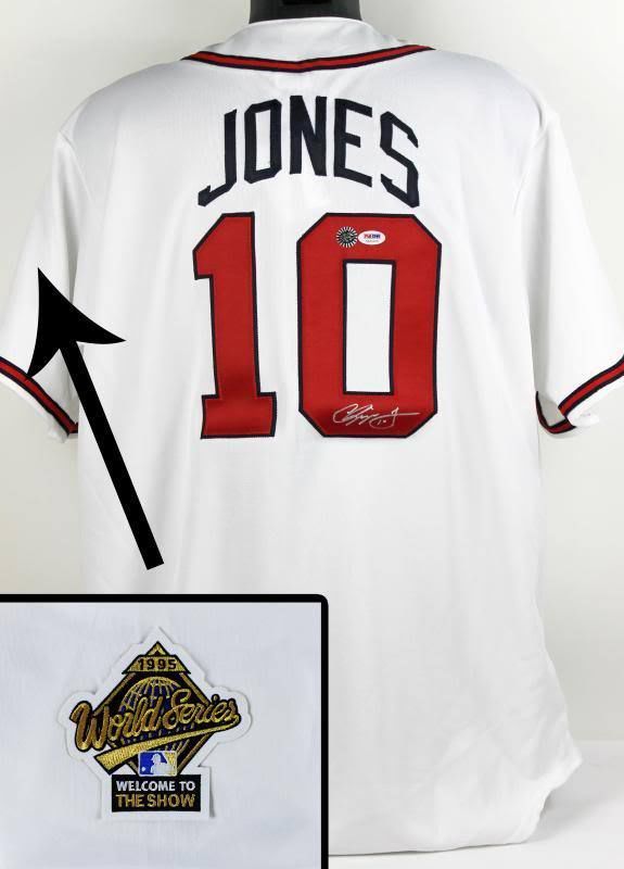 chipper jones braves jersey