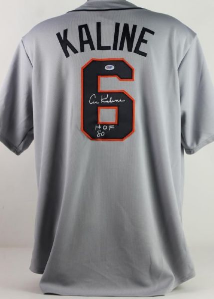 Al Kaline Signed "HOF 80" Tigers Jersey (PSA/DNA)